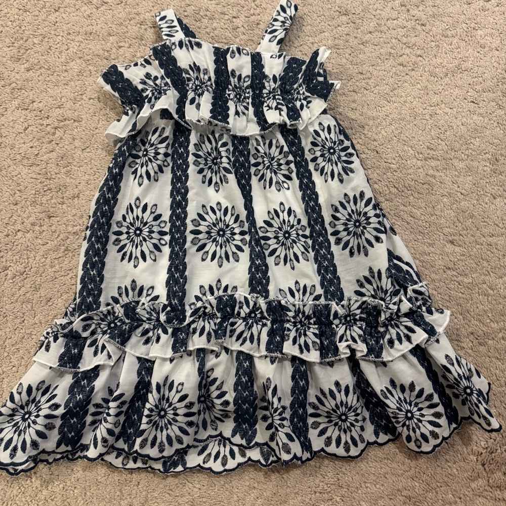 Baby Sara Kids Dress with Floral Pattern